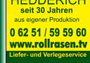 Preisliste für Fertigrasen!